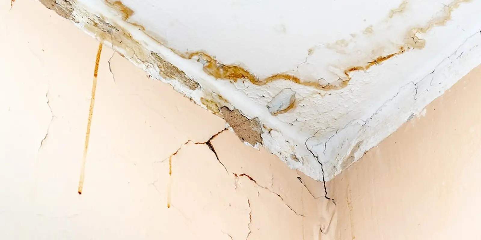 wall damage by water seepage