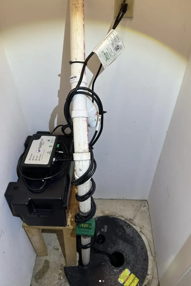 Sump pump replacement in Naperville, IL